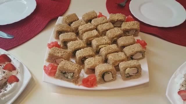 Как приготовить роллы в домашних условиях. Простой рецепт.