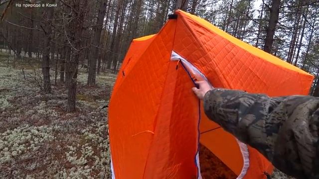 На лодке в Тайгу. Новая палатка для походов. смотреть онлайн