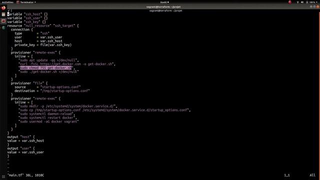 TERRAFORM - 7. Remot_Exec : installation de docker & socket смотреть онлайн