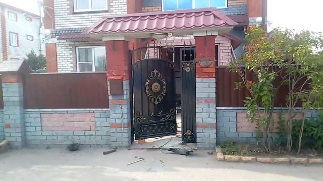 Красивые ВОРОТА легко и просто. Своими руками.