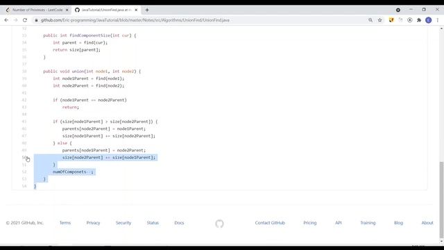 [Java] Leetcode 547. Number of Provinces [Union Find #1] смотреть онлайн