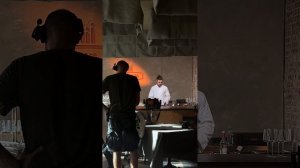Даниил Воробьев в роли шеф-повара на съемках криминальной драмы «Жар»