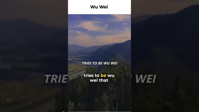 Alan Watts explaining real Wu Wei