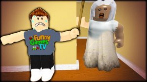 Убегаю от Granny прятки с Бабушкой в Роблокс   летсплей мульт герой ROBLOX и Злая Бабушка