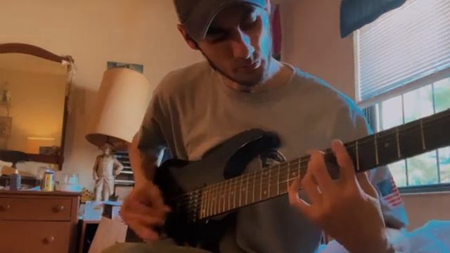 Jamming on my 7 string Ibanez today смотреть онлайн