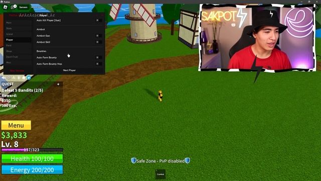 (2023 Pastebin) NEW UPDATED Roblox Bloxfruits Script Autofarm GUI *OP* смотреть онлайн