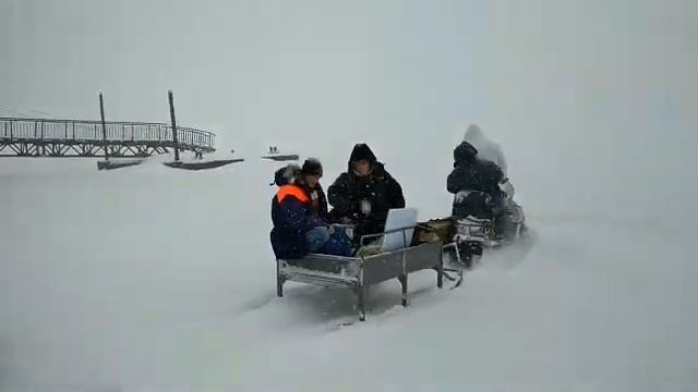 18 03 2018 На снегоходе в п. Симониха (Удмуртия) отправилась выездная избирательная комиссия смотреть онлайн