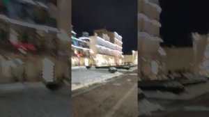 Кисловодск зимой. Курортный проспект