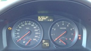 Активация сервисного меню в Volvo S40/V50/C30