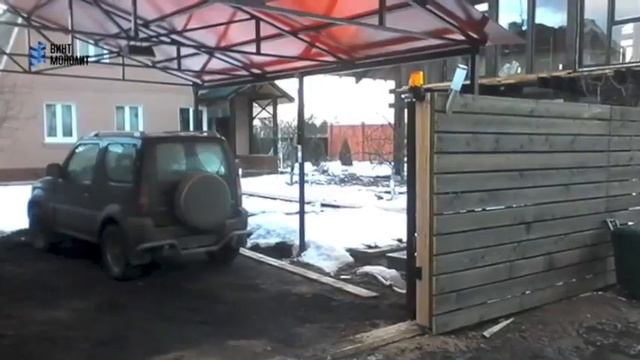 Первые откатные ворота на винтовых сваях ВИНТ МОНОЛИТ смотреть онлайн