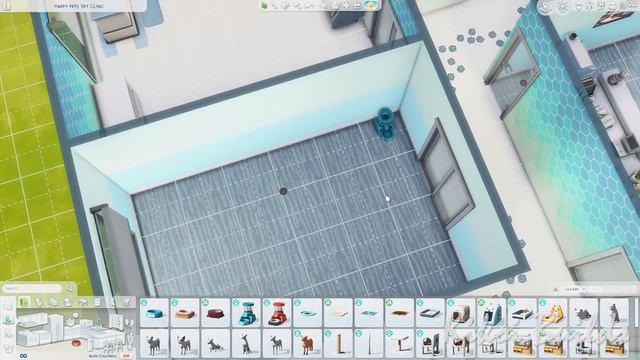HAPPY PETS VET CLINIC || CATS & DOGS || The Sims 4  Speed Build - NO CC