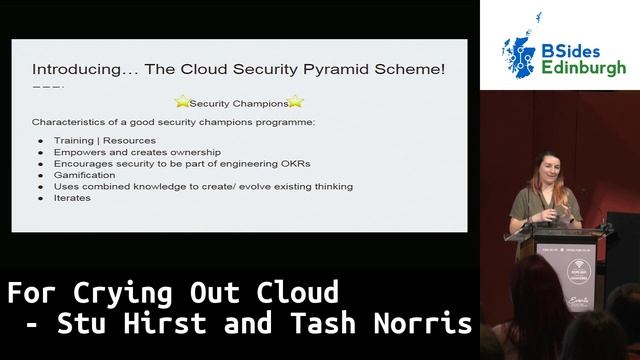 BSides Scotland 2019: For Crying Out Cloud - Stu Hirst and Tash Norris смотреть онлайн