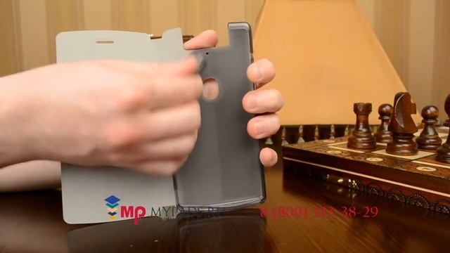 Фирменный оригинальный чехол книжка из качественной импортной кожи для Oppo N3 коричневый смотреть онлайн