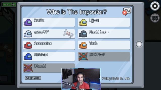 PLAYING AMONG US FIRST TIME | UJJWAL смотреть онлайн