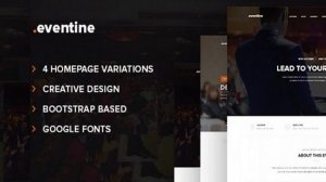 Eventine - Event HTML Template | Themeforest Website Templates and Themes