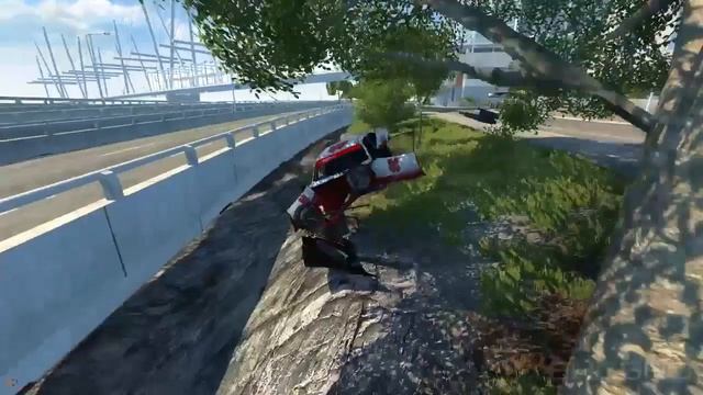 Riverside Expressway - Crash Testing #7 - BeamNG Drive смотреть онлайн