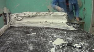 Изготовление гипсовой лепнины, радиусные тяги.handmade work