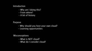 How to build your own cloud (part 1) - Introduction