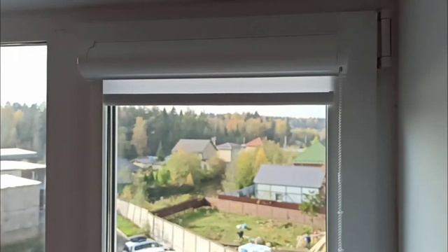 Установка кассетных рулонных штор УНИ