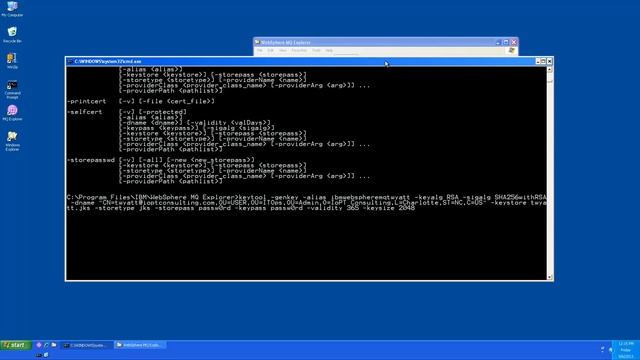 WMQ Explorer TLS 2 of 4: Create the user's JKS and certificate смотреть онлайн