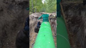 Монтаж газгольдера и испарителя. Компания "ГАЗДОВАС"