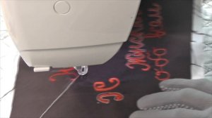 Как вышить надпись | Как вышить буквы | На простой швейной машинке