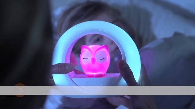 Ночник с датчиком звука Сова Лу (LOU) от ZAZU смотреть онлайн