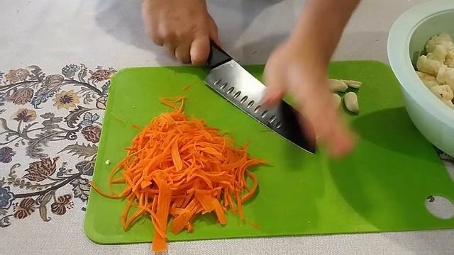 Салат из цветной капусты По -  Корейски