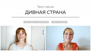 Текст песни ДИВНАЯ СТРАНА. Общение на встрече покупателей.