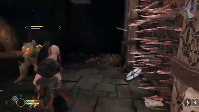 Потолок из "Лары Крофт" • Прохождение: God of War 4 #3 смотреть онлайн