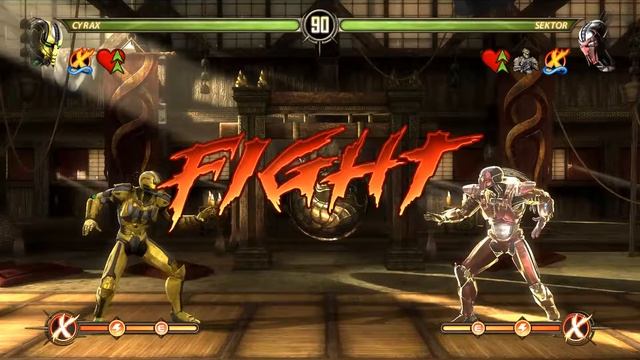 Mortal Kombat 9 Komplet Edition-Test Your Luck Cyrax смотреть онлайн