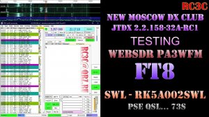 RK5A002SWL - 60m FT8 SWLing [WebSDR]