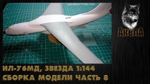 Ил-76МД, Звезда 1/144, сборка модели, часть 8 [Покраска в основные цвета]