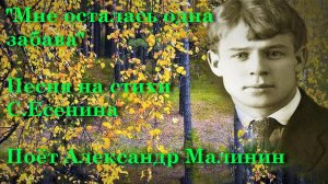 Мне осталась одна забава