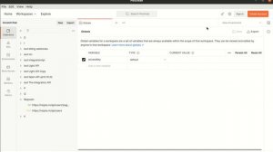Как создать глобальную переменную #postman #variables