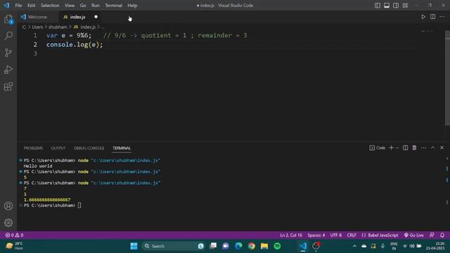 Javascript Operators (With Examples)  | JavaScript Tutorial