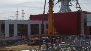 Монтаж дымовой трубы на котельной в г  Санкт Петербурге