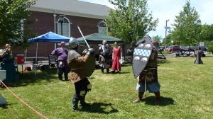 Sir Cullen vs Sir Siechel.  Rattan Champs. SCA EAST KINGDOM, 6.13.15