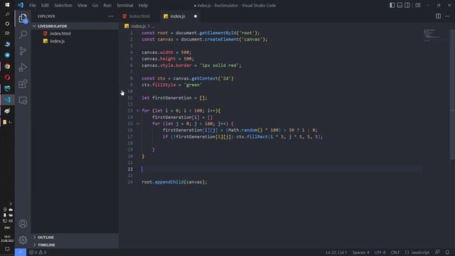 игра "Жизнь". Conway's game of life (js)