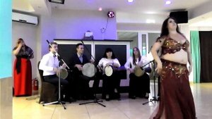 Валентина Бобнева, Евгений Стрельников и ритм группа школа этнических барабанов Челябинск