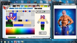 Official Minecraft 1.9 Rey Mysterio Skin