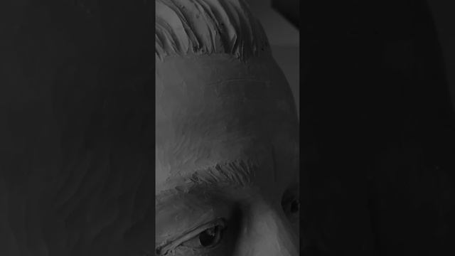 Сергей Безруков. Скульптурный портрет. Процесс работы над портретом. Лепка в пластилине.