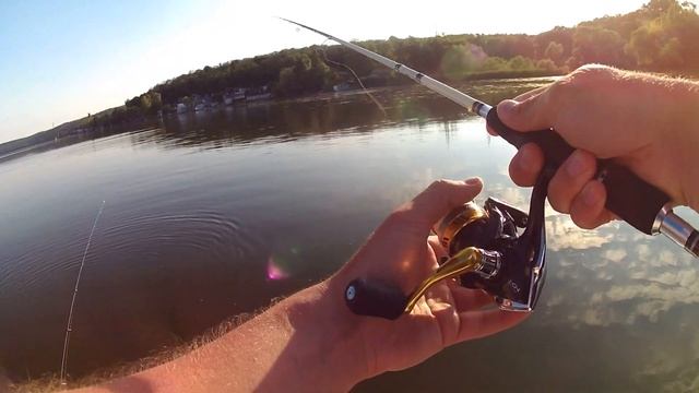 ПРАВИЛЬНАЯ ОБКАТКА МОТОРА YAMAHA 9,9 + ЛОДКА KASATKA 3,35 МЕТРА. ЛОВИМ ОКУНЯ С ЛОДКИ.
