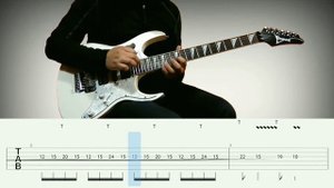 How to play | eden-Battle Beast(guitar solo with Tab lesson)