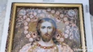 Оформляю Икону в рамку /алмазная вышивка