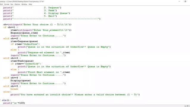 Python Data Structure (Part-11) - Queue Data Structure Implementation