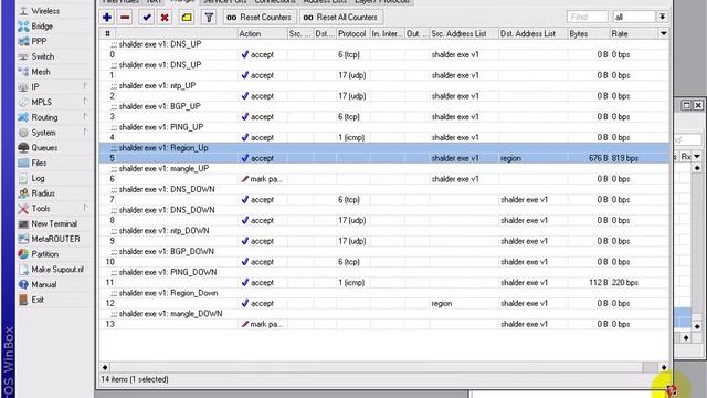 Script для Mikrotik, динамическое делении скорости смотреть онлайн