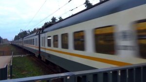Электропоезд ЭП2Д-0056 сообщением "Ипподром - Москва Казанский вокзал"