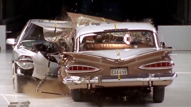 Краш-тест двух поколений Chevrolet | 1959 vs 2009 смотреть онлайн