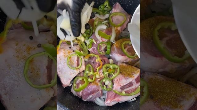 Хашлама из баранины / Томлённая баранина #хашлама #баранина #мясо #ужин #обед #рецепт в комментария